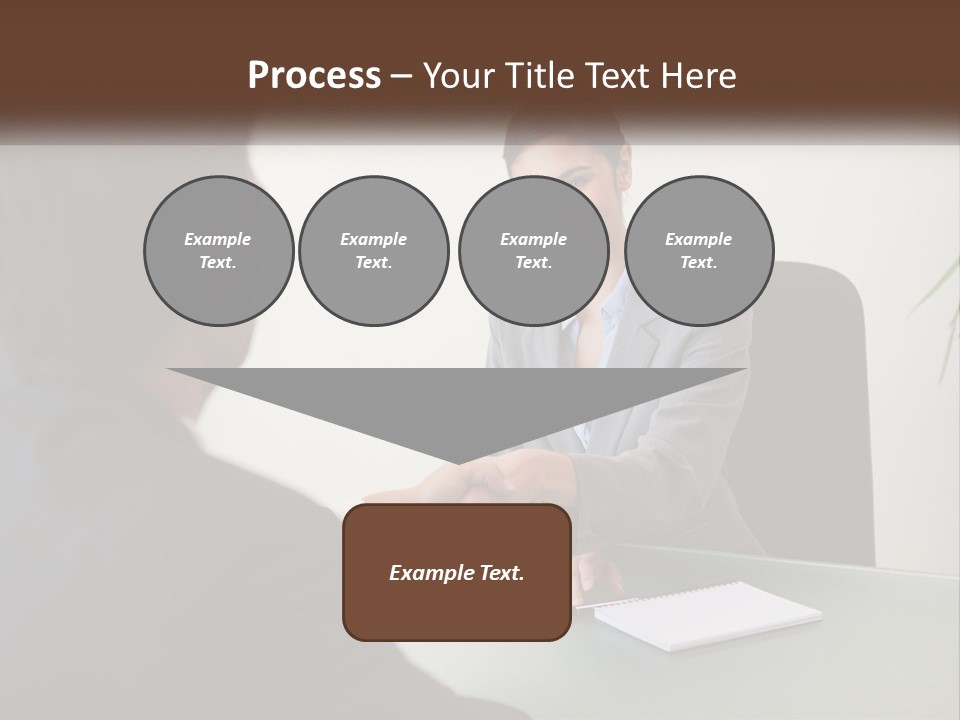 Teamwork Greeting Years PowerPoint Template