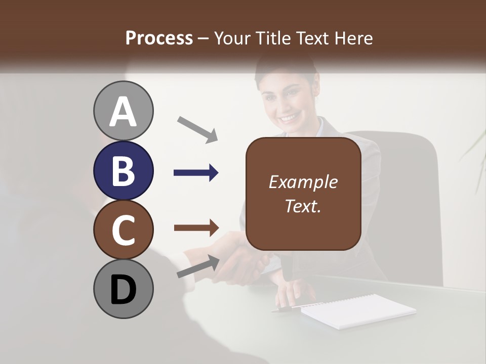Teamwork Greeting Years PowerPoint Template