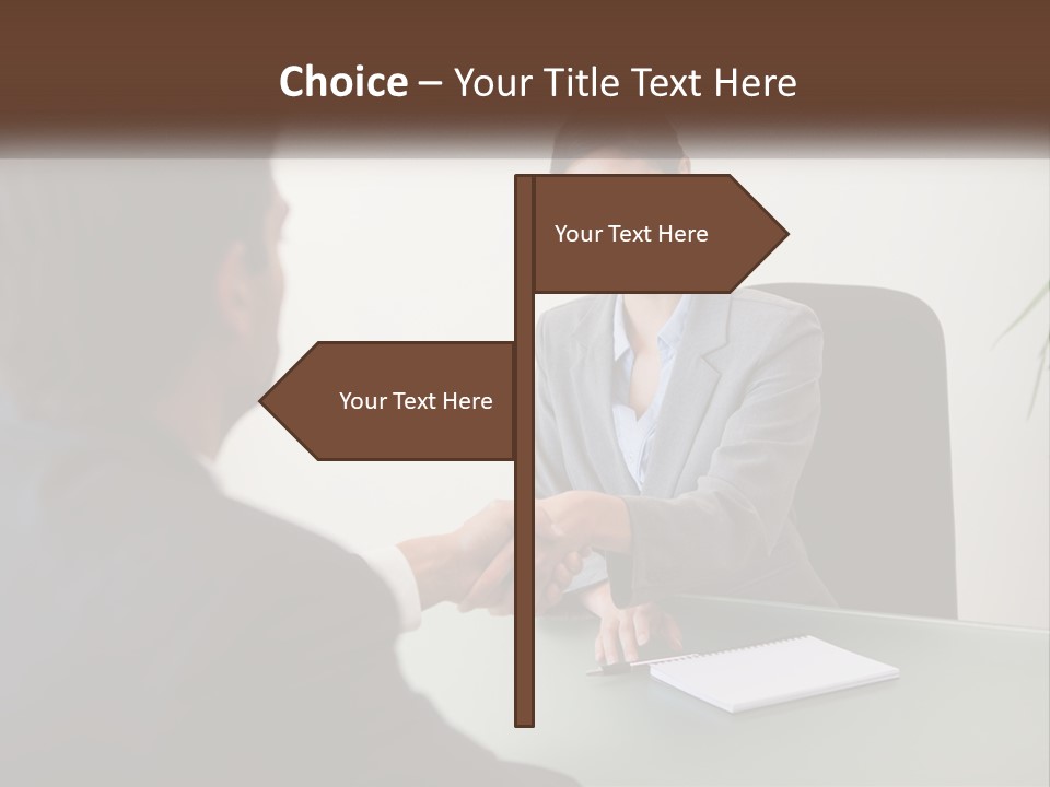 Teamwork Greeting Years PowerPoint Template