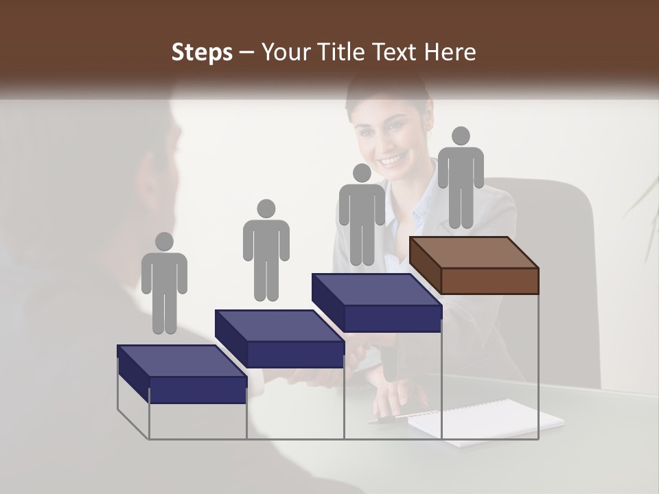 Teamwork Greeting Years PowerPoint Template