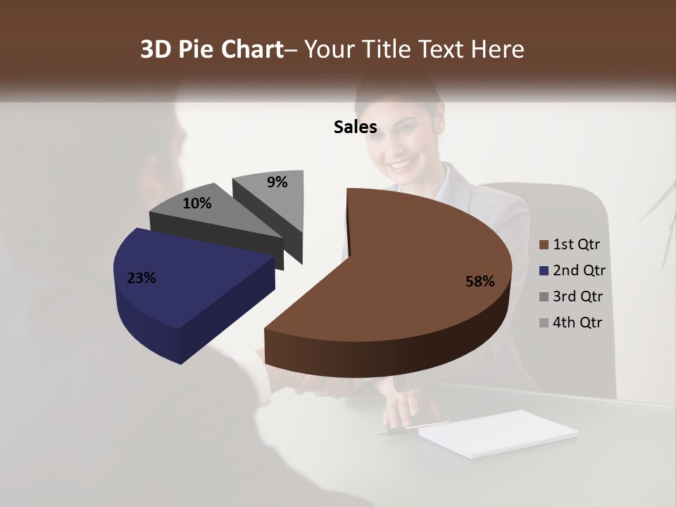 Teamwork Greeting Years PowerPoint Template