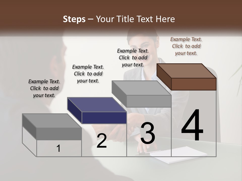 Teamwork Greeting Years PowerPoint Template