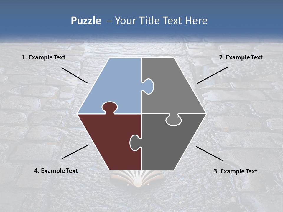 Way Of St James Rain Shell PowerPoint Template