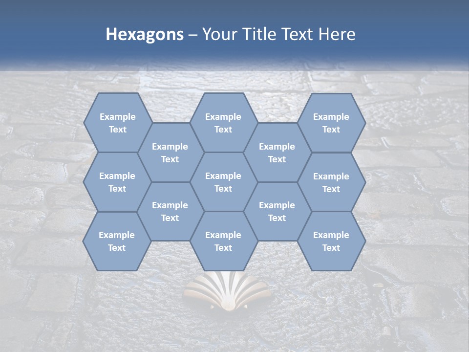 Way Of St James Rain Shell PowerPoint Template