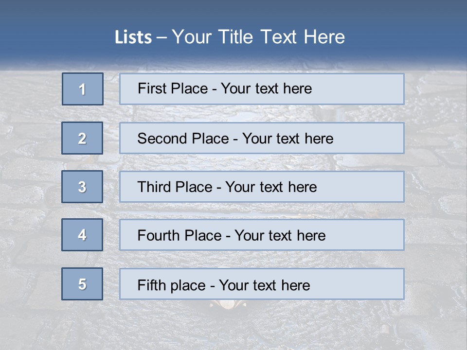 Way Of St James Rain Shell PowerPoint Template