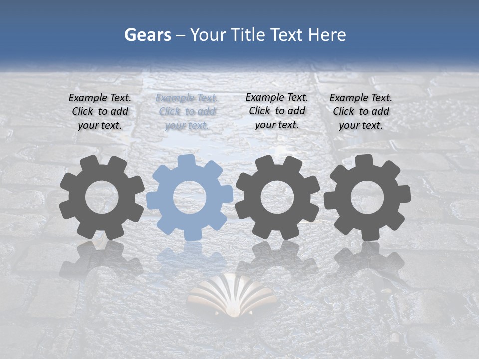 Way Of St James Rain Shell PowerPoint Template