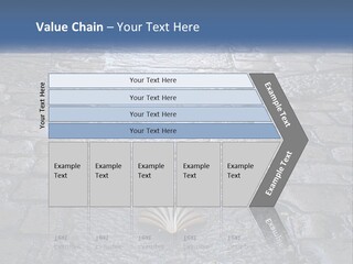 Way Of St James Rain Shell PowerPoint Template