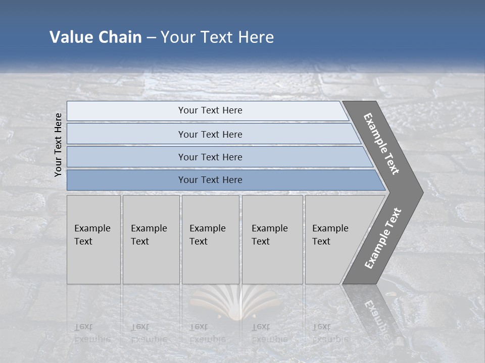 Way Of St James Rain Shell PowerPoint Template
