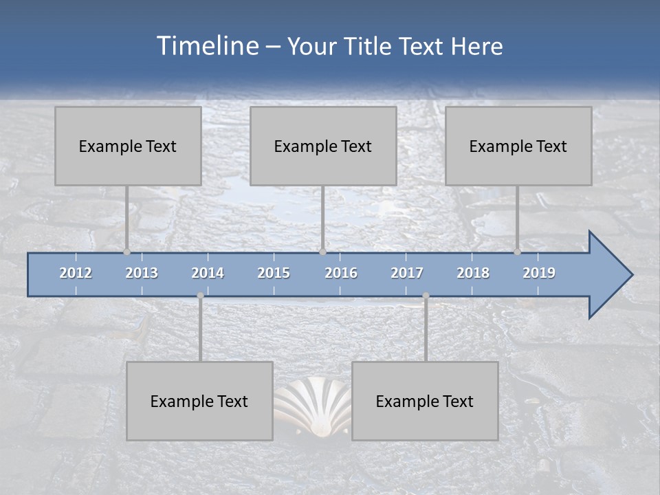 Way Of St James Rain Shell PowerPoint Template