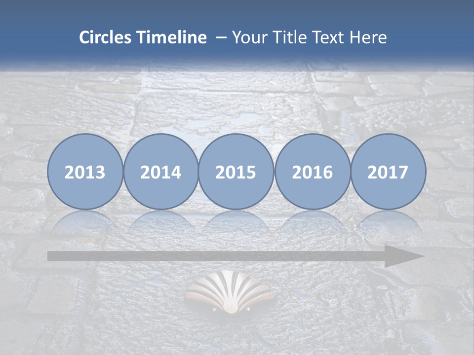 Way Of St James Rain Shell PowerPoint Template