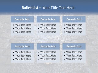 Way Of St James Rain Shell PowerPoint Template