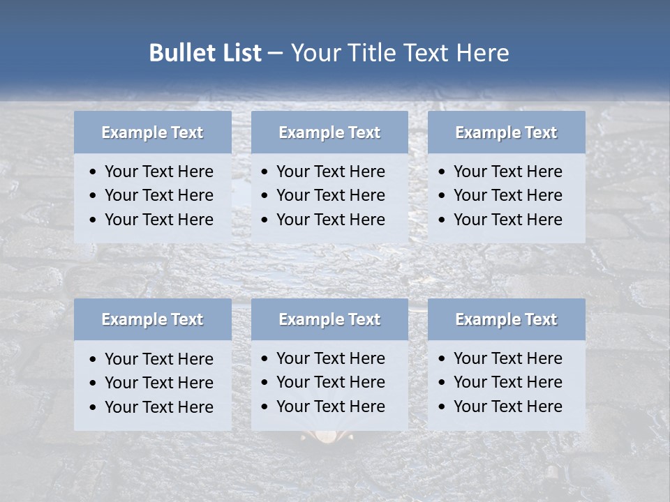 Way Of St James Rain Shell PowerPoint Template