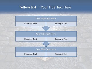 Way Of St James Rain Shell PowerPoint Template