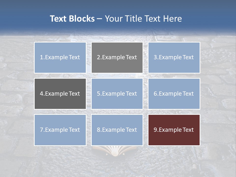Way Of St James Rain Shell PowerPoint Template