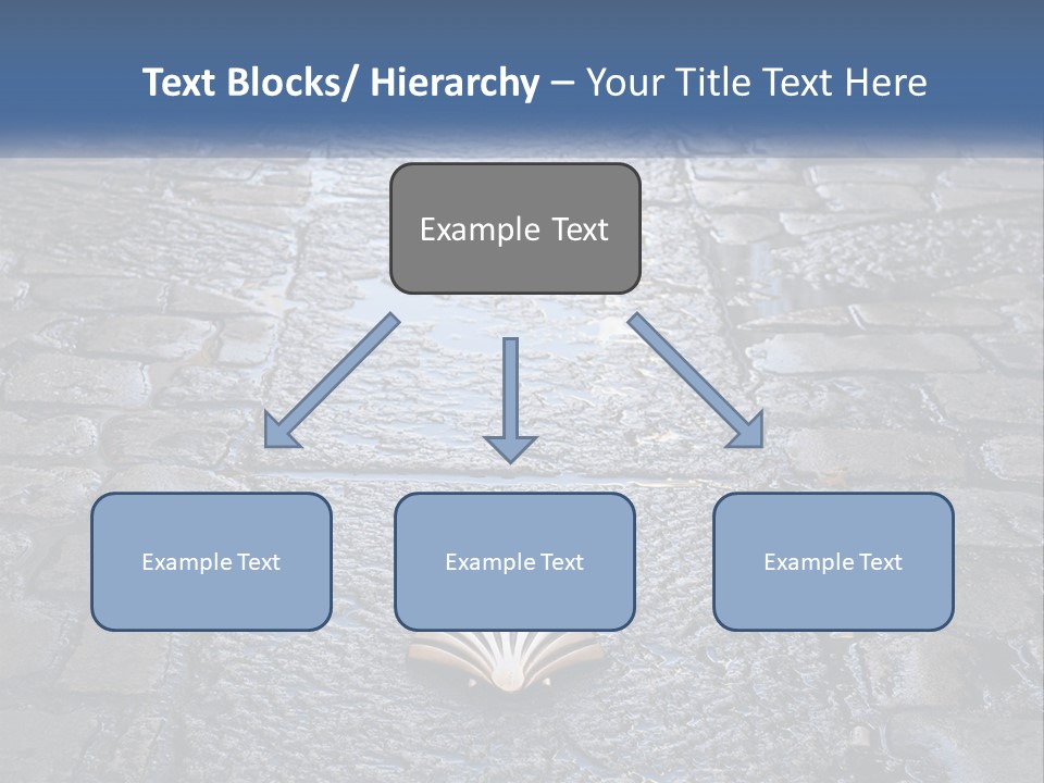 Way Of St James Rain Shell PowerPoint Template