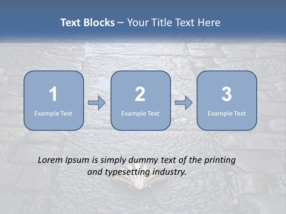 Way Of St James Rain Shell PowerPoint Template