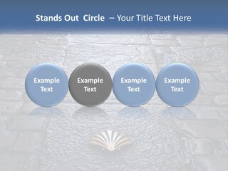 Way Of St James Rain Shell PowerPoint Template