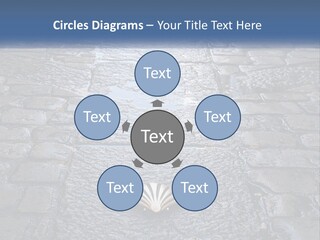 Way Of St James Rain Shell PowerPoint Template