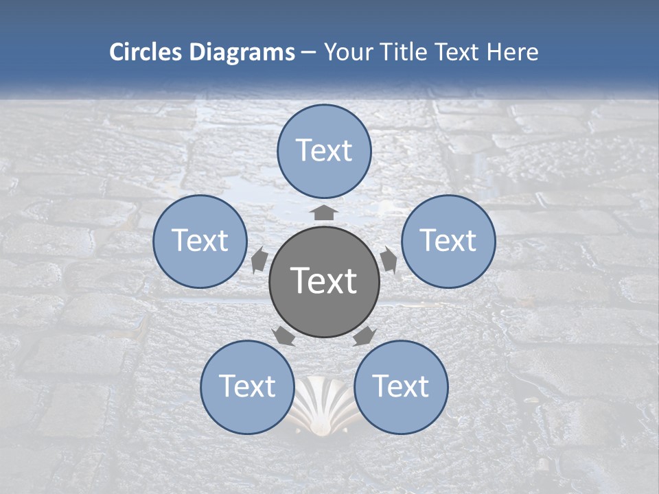 Way Of St James Rain Shell PowerPoint Template