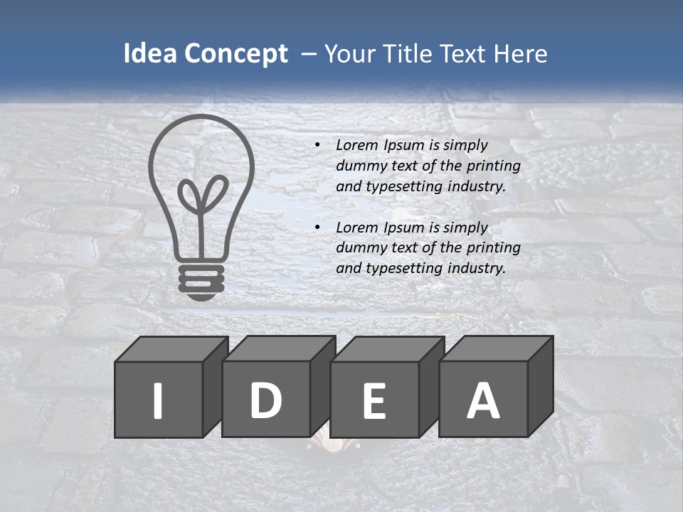 Way Of St James Rain Shell PowerPoint Template