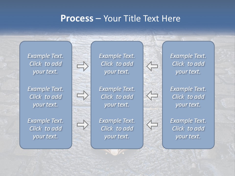 Way Of St James Rain Shell PowerPoint Template