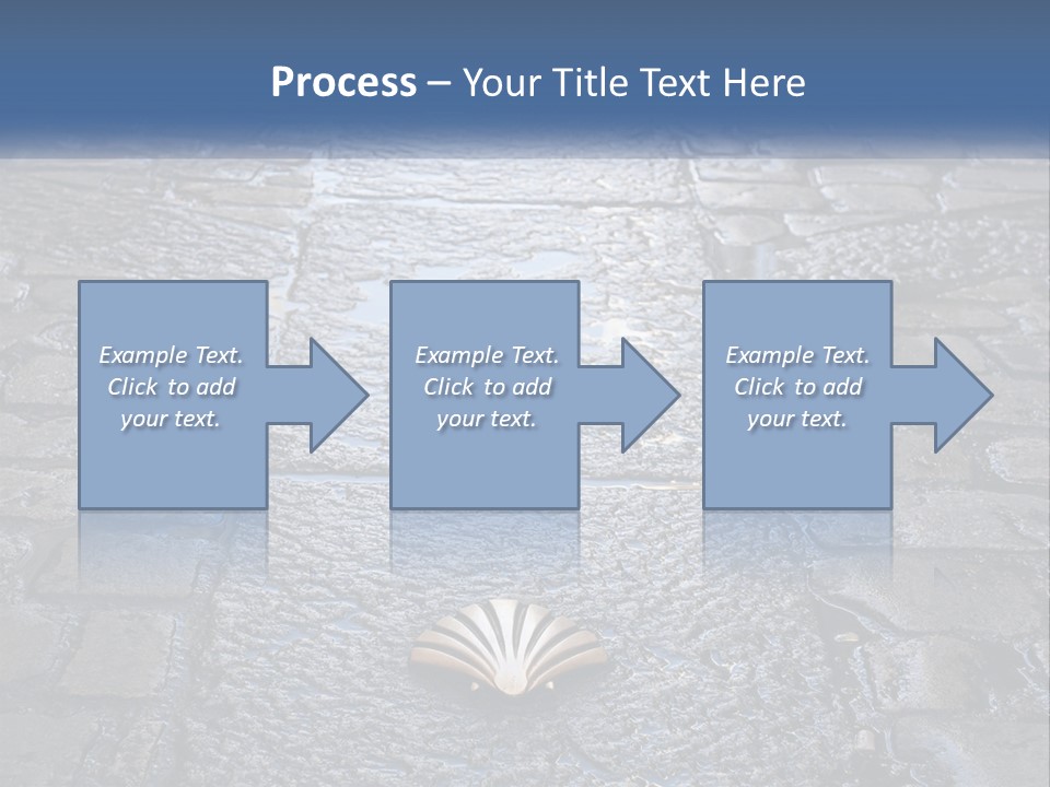 Way Of St James Rain Shell PowerPoint Template