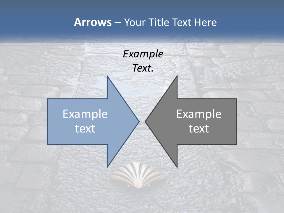 Way Of St James Rain Shell PowerPoint Template