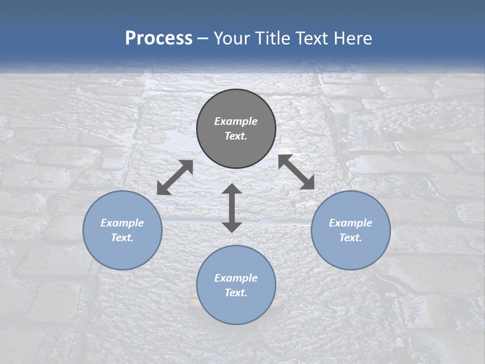 Way Of St James Rain Shell PowerPoint Template