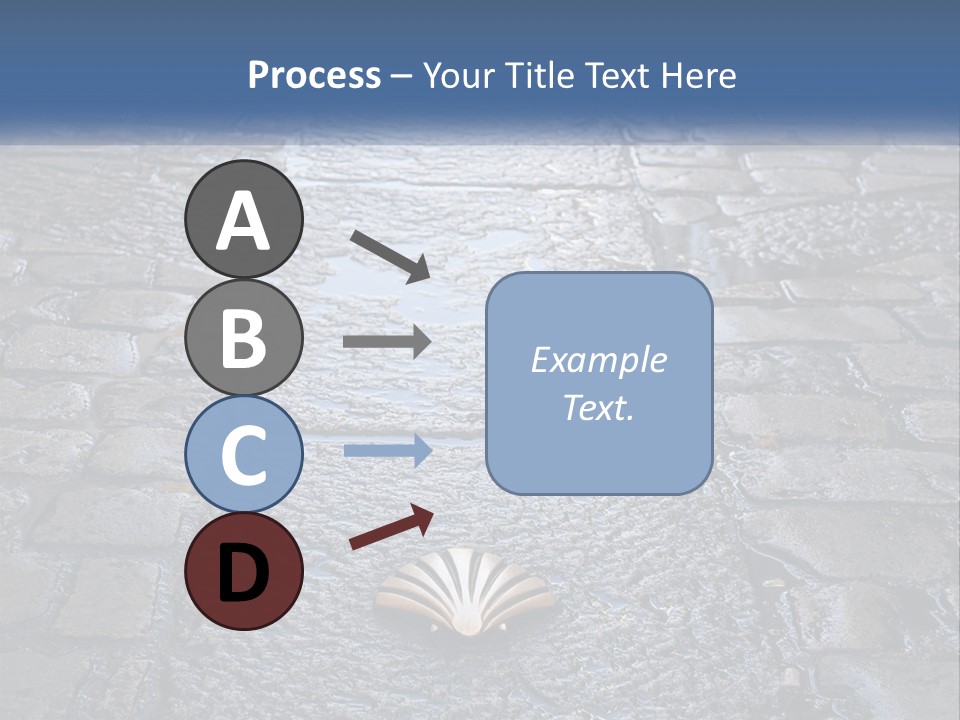 Way Of St James Rain Shell PowerPoint Template