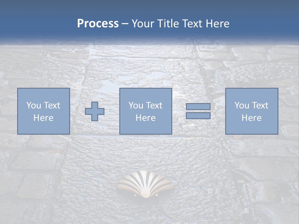 Way Of St James Rain Shell PowerPoint Template