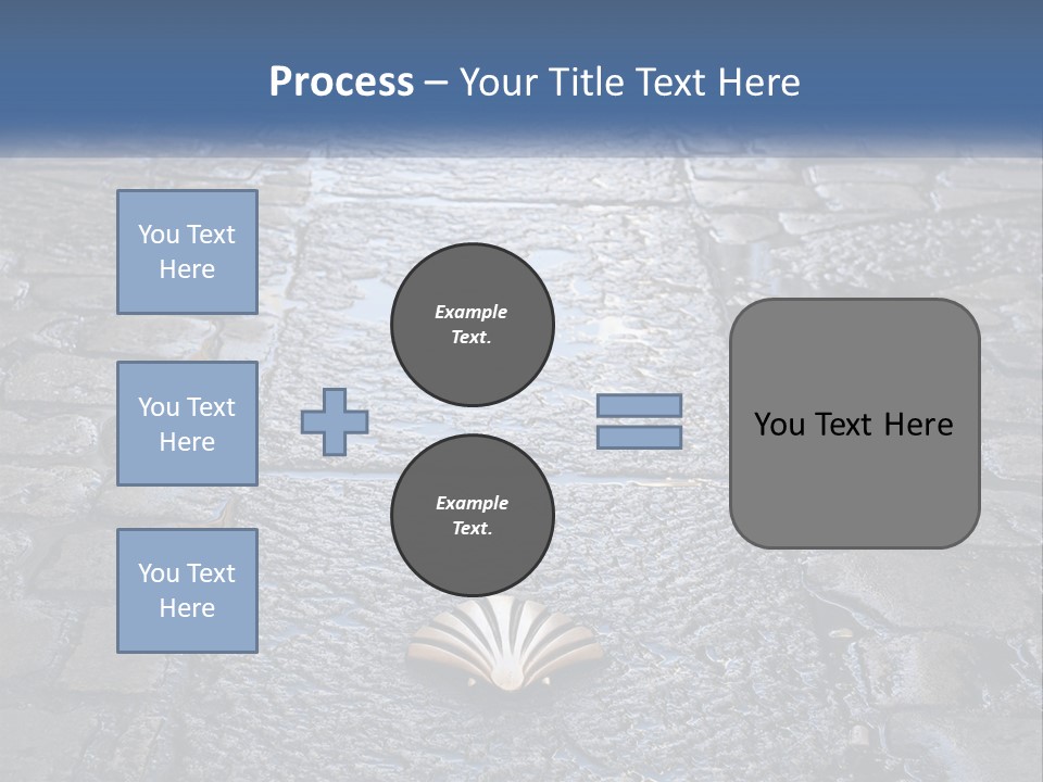Way Of St James Rain Shell PowerPoint Template