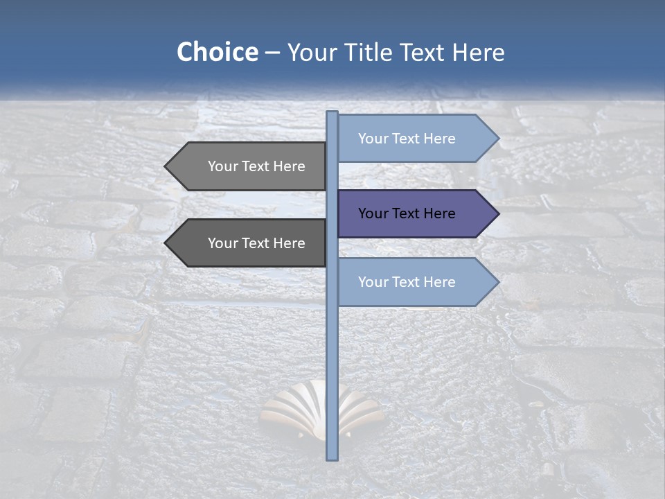 Way Of St James Rain Shell PowerPoint Template