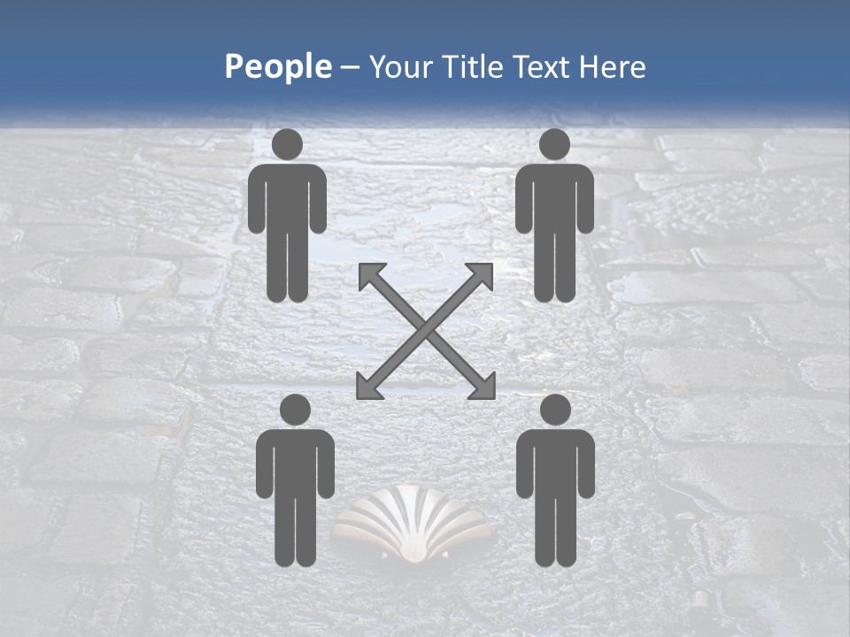 Way Of St James Rain Shell PowerPoint Template