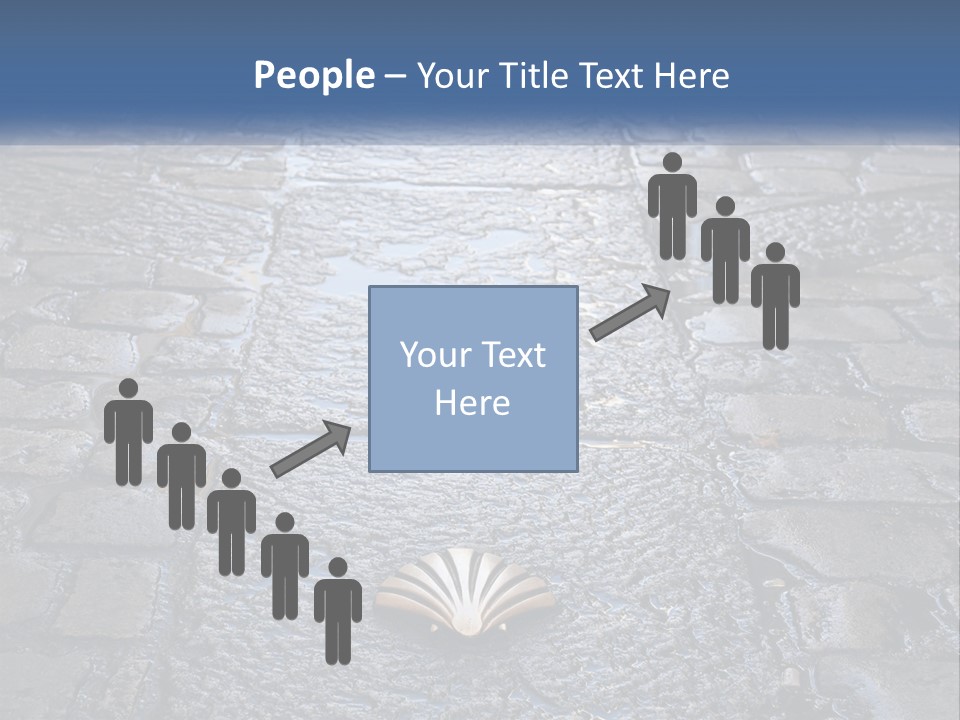 Way Of St James Rain Shell PowerPoint Template