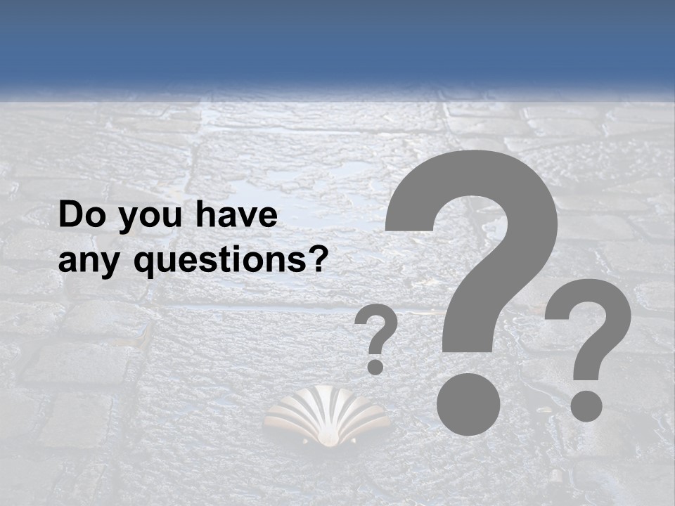 Way Of St James Rain Shell PowerPoint Template