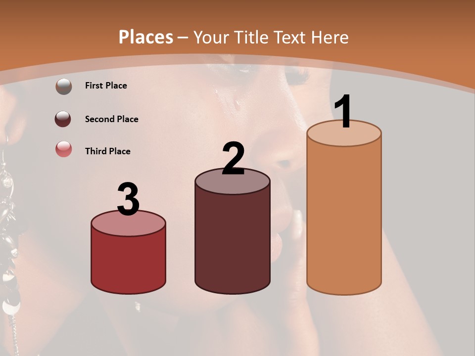 African Ghanese Sadness PowerPoint Template