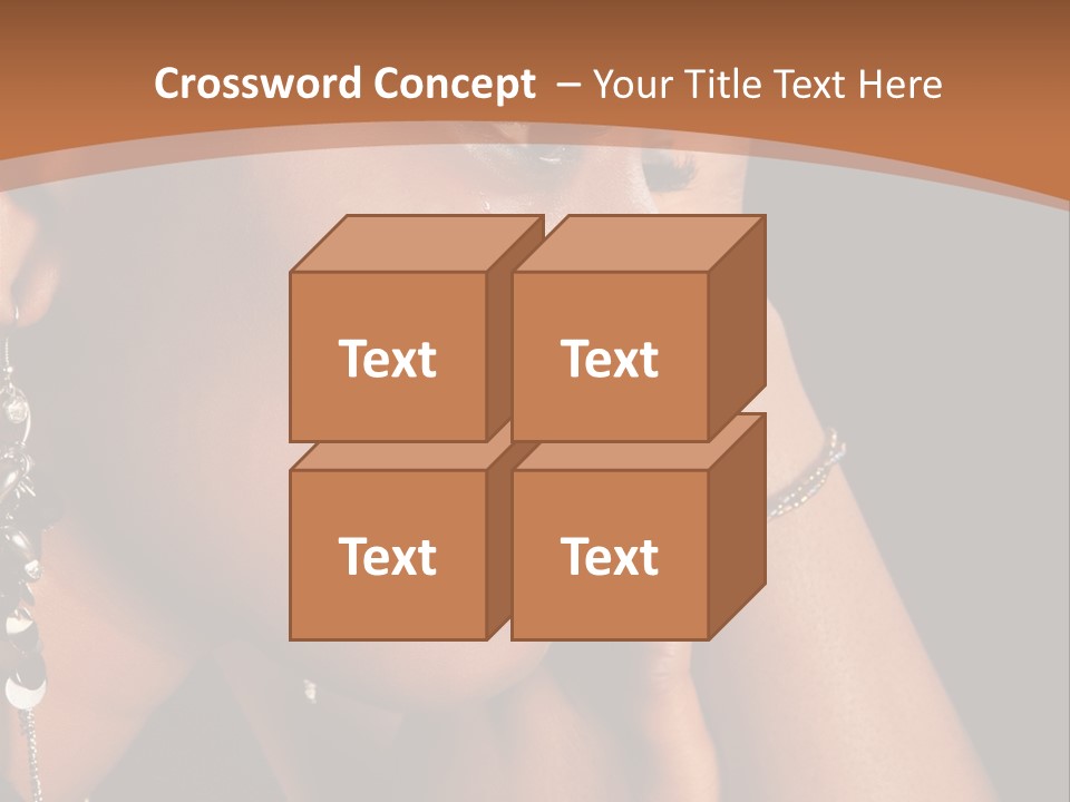 African Ghanese Sadness PowerPoint Template