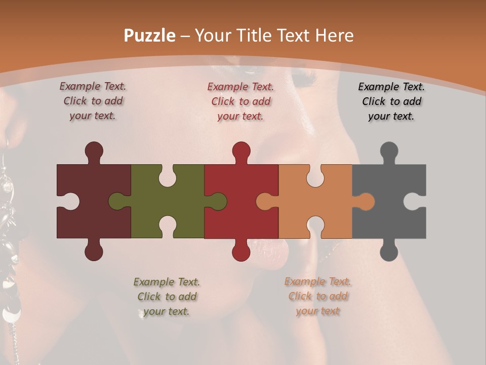 African Ghanese Sadness PowerPoint Template