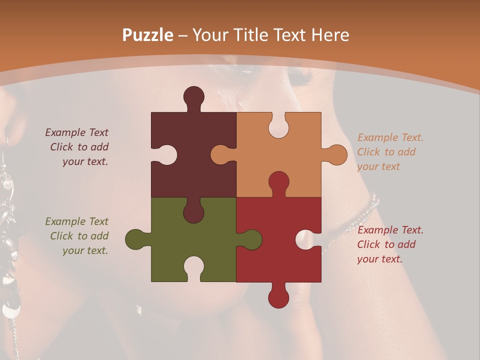 African Ghanese Sadness PowerPoint Template