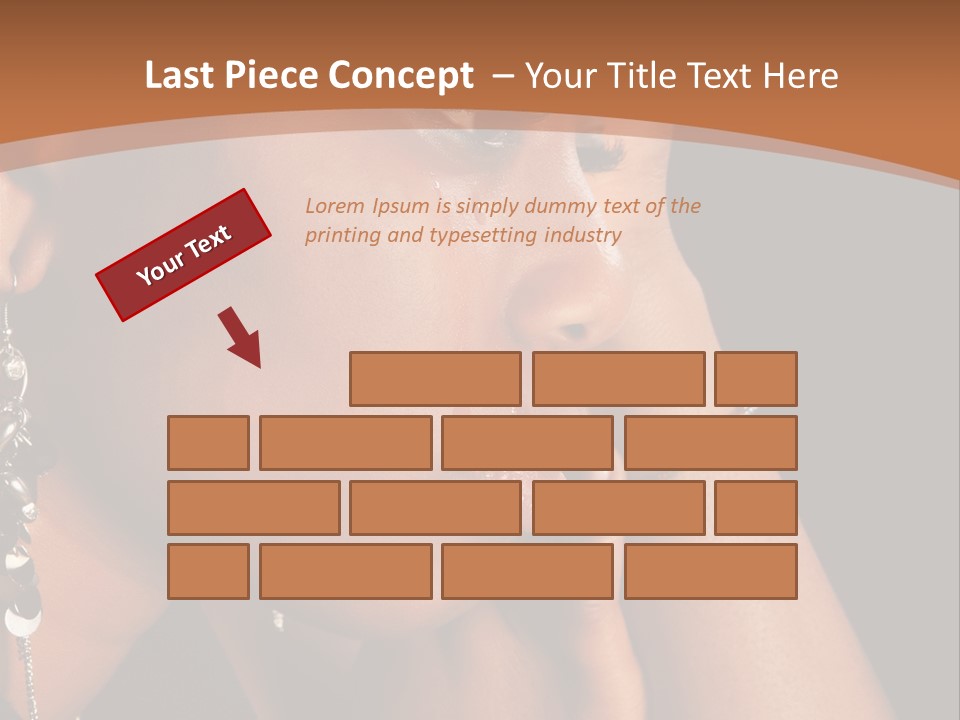 African Ghanese Sadness PowerPoint Template