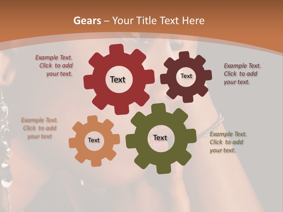 African Ghanese Sadness PowerPoint Template