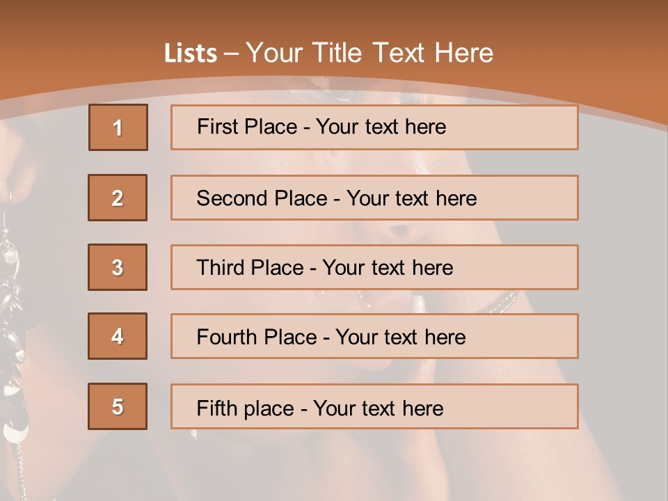 African Ghanese Sadness PowerPoint Template