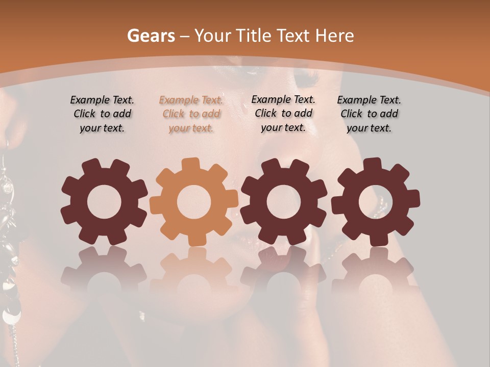 African Ghanese Sadness PowerPoint Template