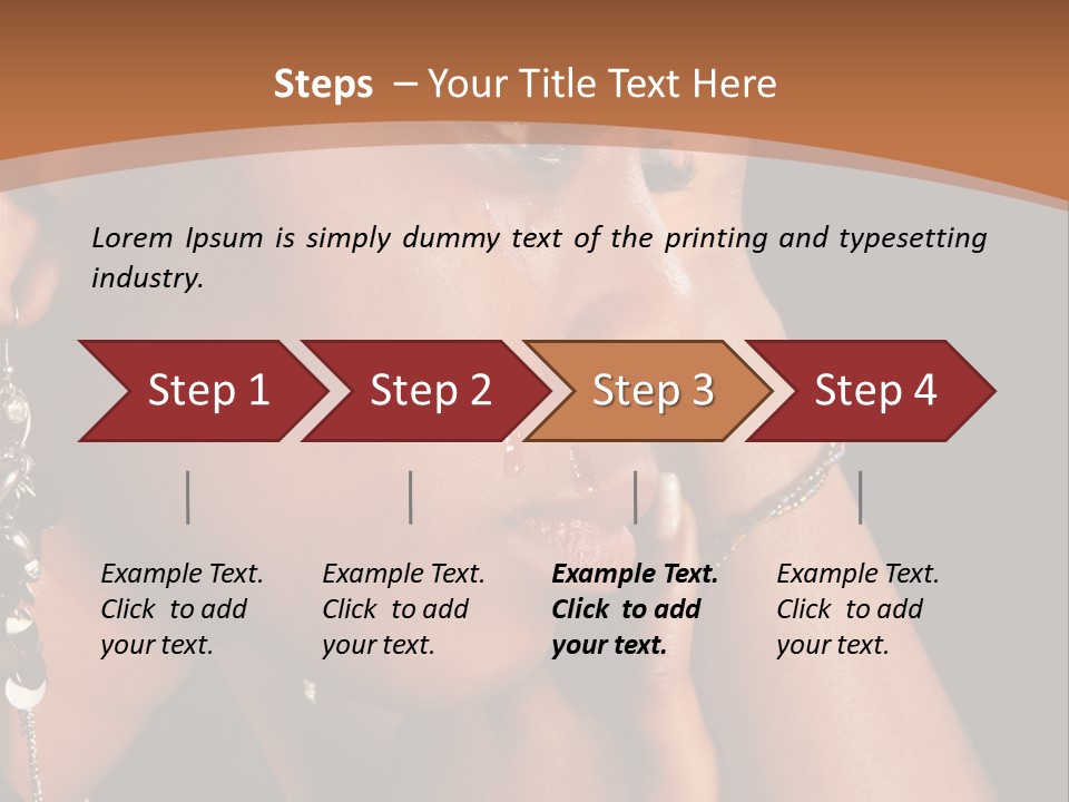 African Ghanese Sadness PowerPoint Template