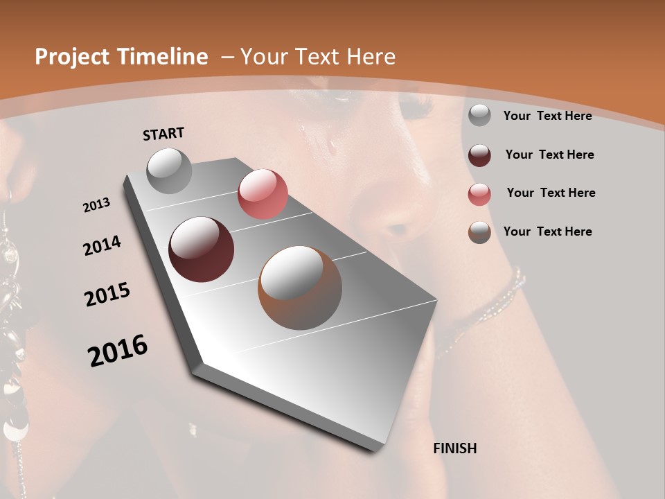 African Ghanese Sadness PowerPoint Template