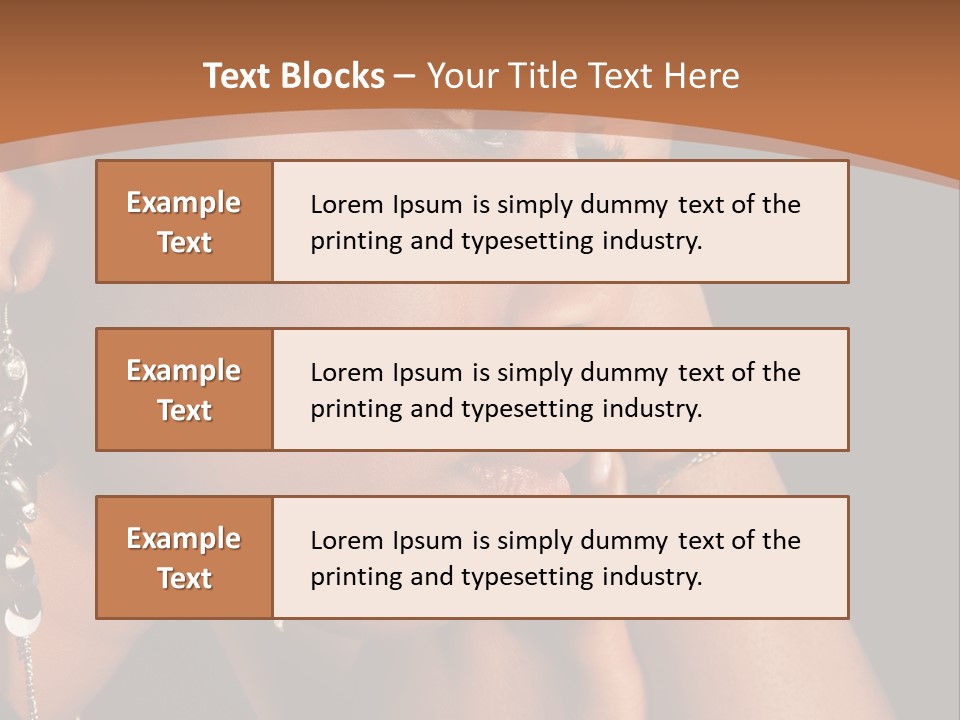 African Ghanese Sadness PowerPoint Template