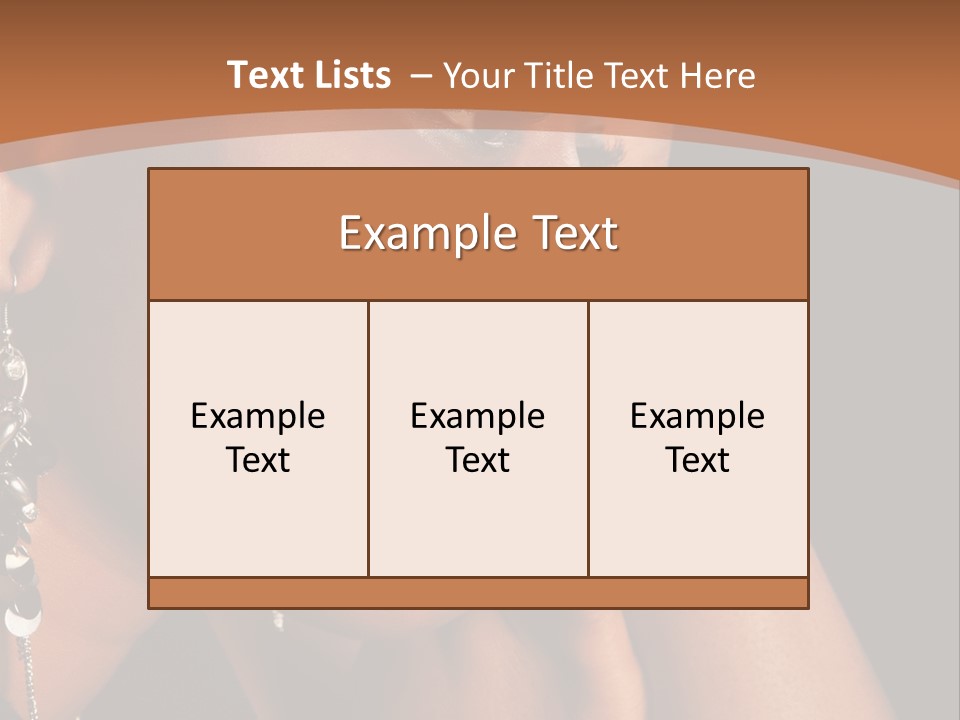 African Ghanese Sadness PowerPoint Template