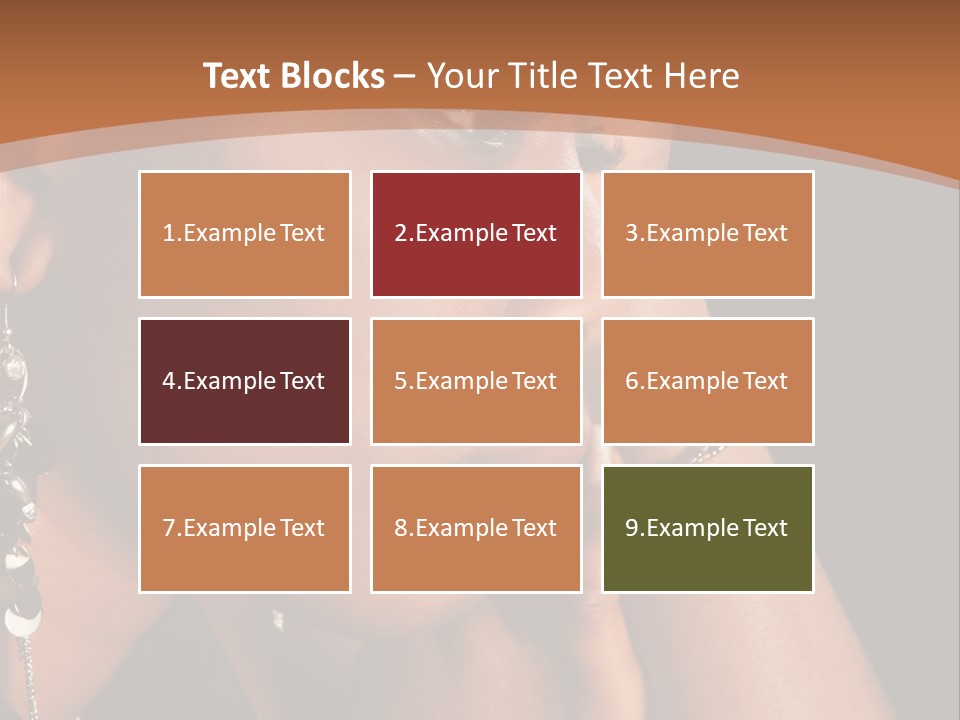 African Ghanese Sadness PowerPoint Template