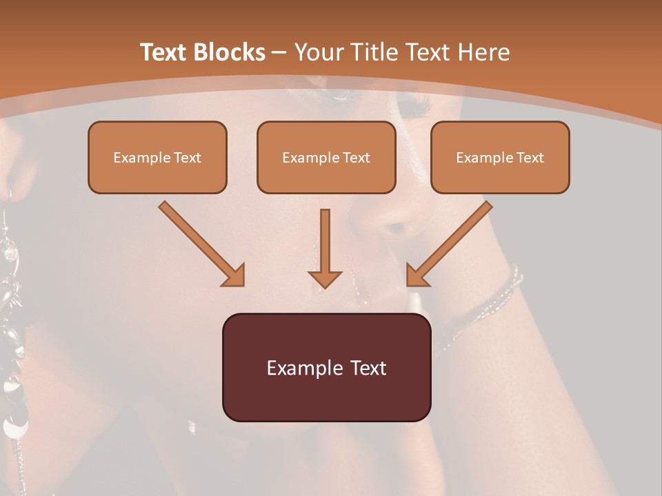 African Ghanese Sadness PowerPoint Template