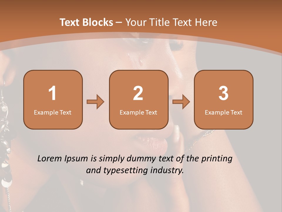African Ghanese Sadness PowerPoint Template